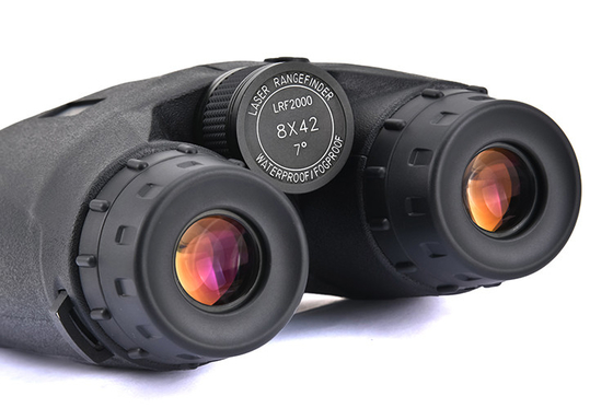 Multifunktionales wasserdichtes 8x42 2000M Laser-Rangefinder Fernglas für die Jagd Schwarz