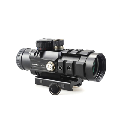 155mm Länge Prismatische Reichweite Jagd 4x32 mit rotem Laser und Mini Red Dot