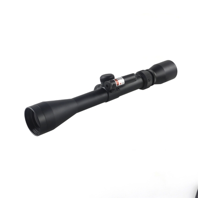 310mm Länge Optischer Jagdbereich 3-9x40 mit kleinem roten Laser und 11mm/22mm Basisbreite