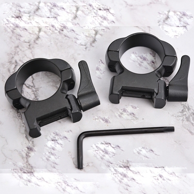 25.4mm Durchmesser Stahl Schnellentlastung Umfang Montage Ring Halterung für mittlere bis niedrige Profil