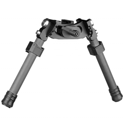 Verstellbarer Rückziehbarer Bipod für 22mm Jagdbereich Mittelhöhe 18-25cm Aluminium