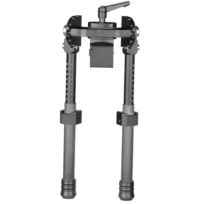 Verstellbarer Rückziehbarer Bipod für 22mm Jagdbereich Mittelhöhe 18-25cm Aluminium