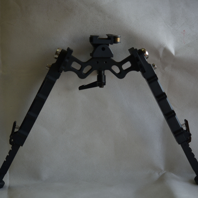 330g Outdoor Tactical Bipod Einstellbar 5,5''-8,1' Höhe 5 Schlitze für Vielseitigkeit