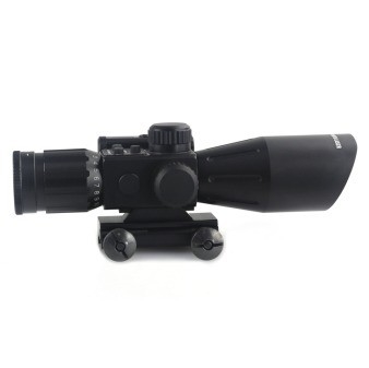 2.5-10X Vergrößerung Schwarzer Laser-Optikbereich mit rotem Laser Sicht Jagd notwendig