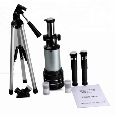 F30070 Monocular Space Astronomical Scope mit schrägem Spiegel und Aluminiumstativ