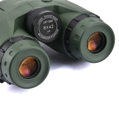 Wasserdichte Entfernungsmessung 1500m Entfernungsmesser für Outdoor-Golf Jagd 8x42 Fernglas