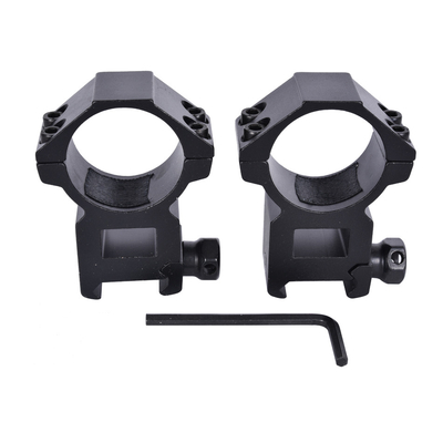 Hochprofil Dual Ring Scope Mount Doppelringe Mount Matte Schwarz Mittelhöhe 21 mm