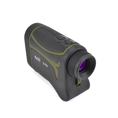 Präzision 700m Laserweitenmessgerät für Golf und Jagd 6x Vergrößerung /-1m Genauigkeit