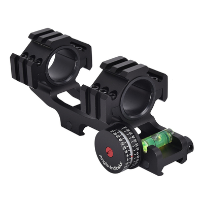 22 mm Breite Dual Ring Scope Mount mit Blasenebene und Winkel Indikator Mittelhöhe 21 mm