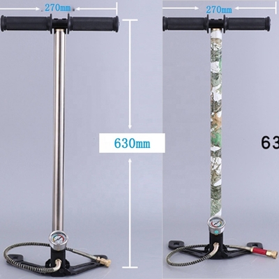 Manuelle Hochdruck-Handluftpumpe 4500psi 300bar Schwarz für Benzin