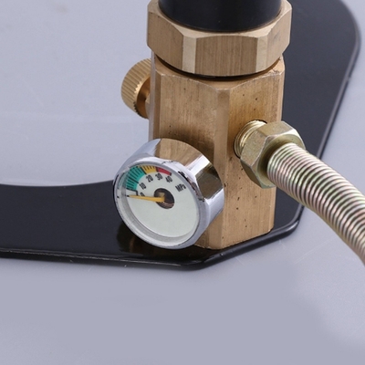 Manuelle Hochdruck-Handluftpumpe 4500psi 300bar Schwarz für Benzin