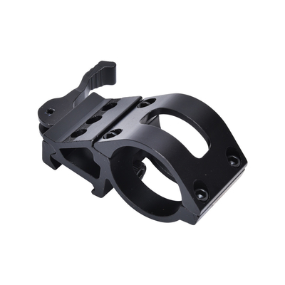 Schnell abnehmbare Reichweite 30mm Offset Ring für 21mm Seitenhalter in Matte Schwarz