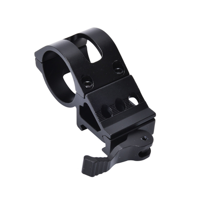 Schnell abnehmbare Reichweite 30mm Offset Ring für 21mm Seitenhalter in Matte Schwarz