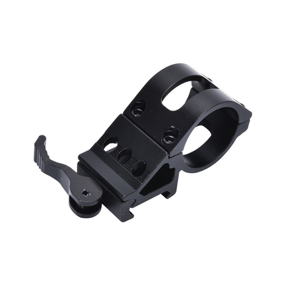 Schnell abnehmbare Reichweite 30mm Offset Ring für 21mm Seitenhalter in Matte Schwarz