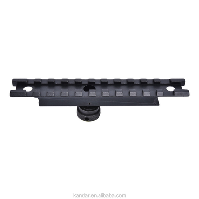Jagdschwarz 11 mm bis 20 mm Umwandlung Adapter Mount mit Knurled Daumen Nuss Stecker