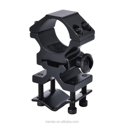 25.4mm Aluminiumlegierung Trennbarer Doppelring für schwarze Taschenlampe und 100g Gewicht