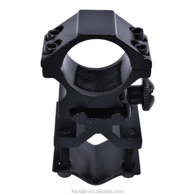 25.4mm Aluminiumlegierung Trennbarer Doppelring für schwarze Taschenlampe und 100g Gewicht