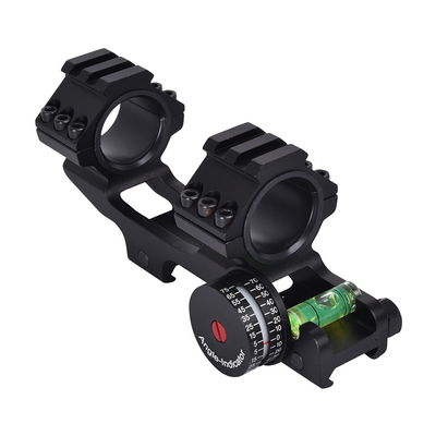 Tactical Dual Scope Mount Ring mit Blasenebene 40 mm Offset passt 21 mm Picatinny Rail