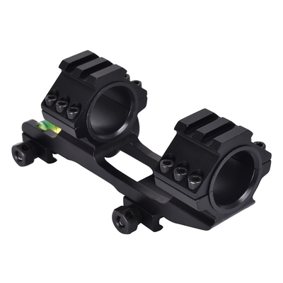 Tactical Dual Scope Mount Ring mit Blasenebene 40 mm Offset passt 21 mm Picatinny Rail