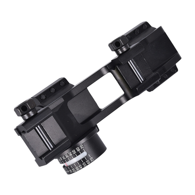 Tactical Dual Scope Mount Ring mit Blasenebene 40 mm Offset passt 21 mm Picatinny Rail