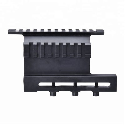 Side Mount Sight Scope Mount System mit 127 mm Bodenlänge und matte schwarze Oberfläche
