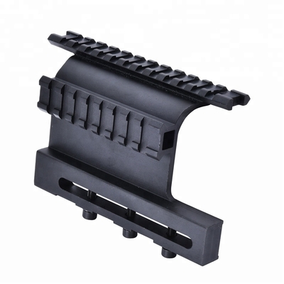 Side Mount Sight Scope Mount System mit 127 mm Bodenlänge und matte schwarze Oberfläche