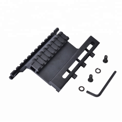 Side Mount Sight Scope Mount System mit 127 mm Bodenlänge und matte schwarze Oberfläche