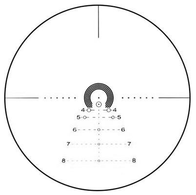 1-6x28 IRF Variable Optics FFP Umfang für die Art der Reticle BDC und Parallax-Einstellung 100YDS