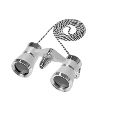 Leichtgewichtige 3x25-Opernbrille mit optionalem Gummi- und Aluminiummaterial