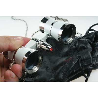 Leichtgewichtige 3x25-Opernbrille mit optionalem Gummi- und Aluminiummaterial
