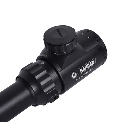 KANDAR 6-24X50 AOEG Rotgrün Beleuchtete Armbrust Reticel Jagdbereich Länge mm 380