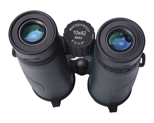 Wasserdichtes und Nebelschutzteleskop 10x42 Grünes Teleskop für Jagd Wanderung Outdoor Sport Fernglas