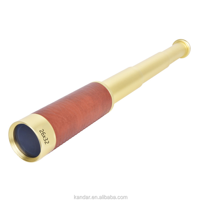 181g Monocular Nautical Handheld Messing Spyglass Erweiterbares 26x32 Teleskop für Optik