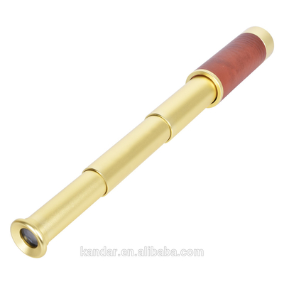 38x135mm Nautical Handheld Messing Spyglass Monocular Teleskop Optik Erweiterbar 26X32