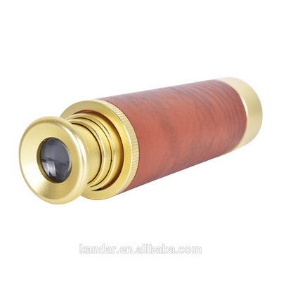 38x135mm Nautical Handheld Messing Spyglass Monocular Teleskop Optik Erweiterbar 26X32