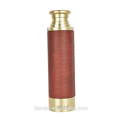 38x135mm Nautical Handheld Messing Spyglass Monocular Teleskop Optik Erweiterbar 26X32