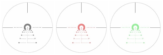 1-6X Vergrößerung Kompakt FFP 35mm Rohr Oral Umfang für Jagd Präzision und Genauigkeit
