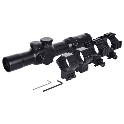 Aluminiumlegierung 2-12x32 Taktischer Jagdbereich mit rotem und grünem Reticel Wasserdicht