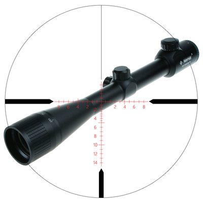 KH 10x42 AOE KANDAR Umfang mit roter Beleuchtung und 42 mm Objektivobjektivdurchmesser