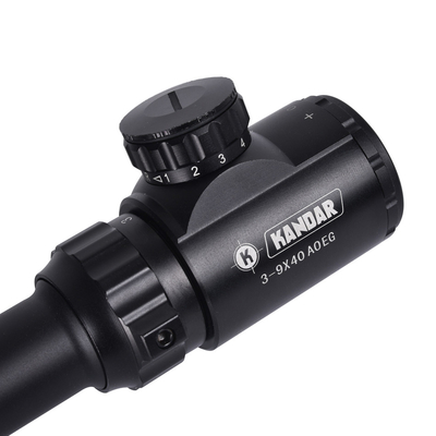Outdoor-Shootings 3-9x40 Scope mit RGB-Beleuchtungssicht und 40mm Objektiv