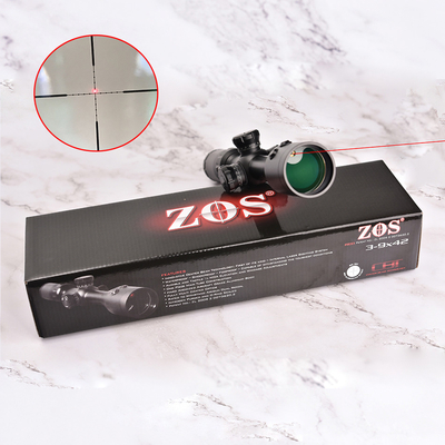 Optische Zielfernsichten Wesentliche ZOS 3-9x42 R6 Erste Brennfläche Zielfernsicht mit roter Beleuchtung