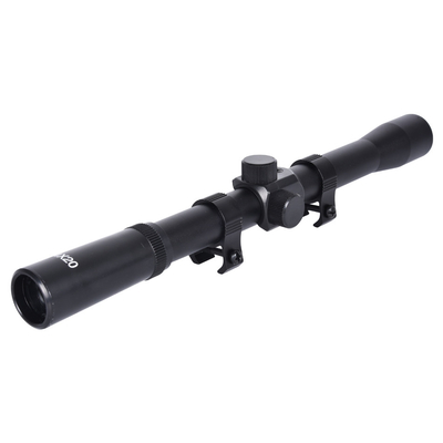 4x20 Mini-Scope 22 Optik-Scopes mit Ringen und Montage Sichtfeld 4,6° 100yds Rohrdurchmesser 17mm