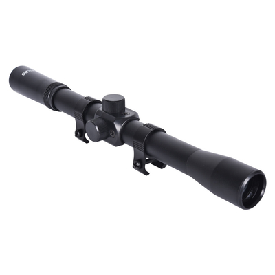 4x20 Mini-Scope 22 Optik-Scopes mit Ringen und Montage Sichtfeld 4,6° 100yds Rohrdurchmesser 17mm