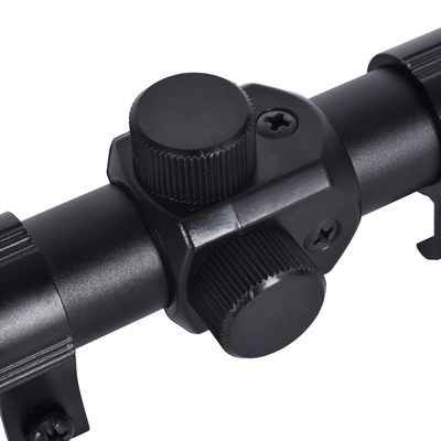 4x20 Mini-Scope 22 Optik-Scopes mit Ringen und Montage Sichtfeld 4,6° 100yds Rohrdurchmesser 17mm