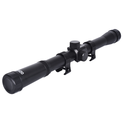 4x20 Mini-Scope 22 Optik-Scopes mit Ringen und Montage Sichtfeld 4,6° 100yds Rohrdurchmesser 17mm