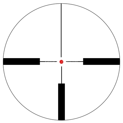 3-9x50E Jagd-Red Dot-Laser-Scope mit beleuchtetem Retikel und Teleskopsicht