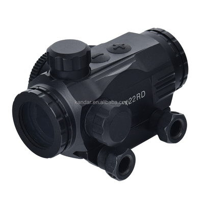 1x Mini Red Dot Sight für Jagdbeleuchtung 6 Ebenen Rot Push Button Typ