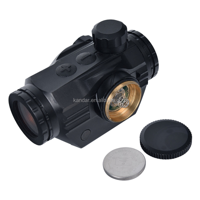 1x Mini Red Dot Sight für Jagdbeleuchtung 6 Ebenen Rot Push Button Typ