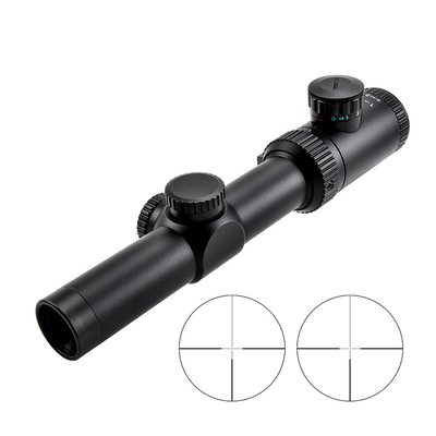 Outdoor-Jagdgeräte Optik Sicht 1-4x24 IR 30 mm mit 12,6 mm Ausgang Pupille Durchmesser