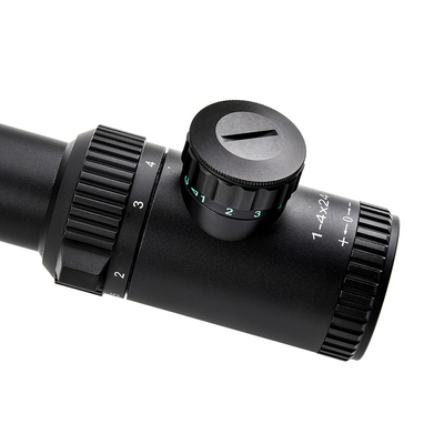 Outdoor-Jagdgeräte Optik Sicht 1-4x24 IR 30 mm mit 12,6 mm Ausgang Pupille Durchmesser